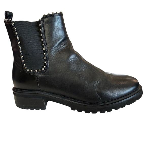 Steve Madden Women's Billiee Black Studded chunky Chelsea Boots Size 7 - Picture 5 of 12